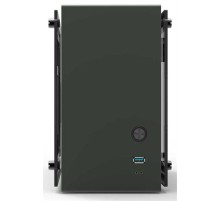 корпус ZALMAN M2 MINI, MITX, ALUMINIUM, GRAY, WINDOWx2, RISER CARD, 2x3.5", 3x2.5", 1xUSB3.0, 1xUSB3.1 TYPE-C, TOP 1x80mm (незначительное повреждение коробки)