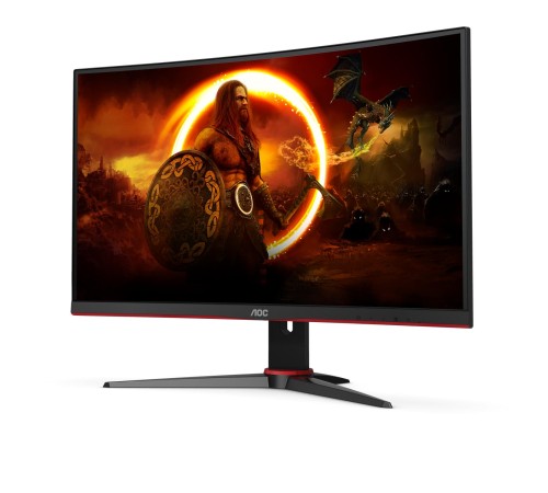 Монитор игровой 23.6'' 16:9 1920х1080(FHD) VA, Curved, 165 Hz, 250 cd/m2, 3000:1, 80M:1, 4ms, VGA, 2xHDMI, DP, Tilt, Speakers, Black+Cherry (Вскрытая упаковка) Монитор игровой 23.6'' 16:9 1920х1080(FHD) VA, Curved, 165 Hz, 250 cd/m2, 3000:1, 80M:1, 4ms, VGA, 2xHDMI, DP, Tilt, Speakers, Black+Cherry (Вскрытая упаковка)