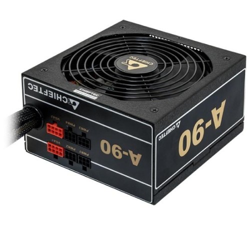 блок питания Chieftec PSU GDP-550C 550W A-90 ATX2.3/EPS12V 230V CabMan RT 90%+ 14cm Fan Active PFC Fix:20+4, 8(4+4)p Mod:2x8(6+2)PCI-E,2x(SATAx3),3xMolex+Flop