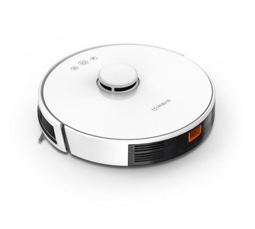 Робот-пылесос с LIDAR (лазерный дальномер) навигацией Robot vacuum IRBIS Peach 0421,3000 mAh,28W,3000Pa, Hyrpscope,White, charging stat, power adapter, roller brush & cloth for wet, water tank, dust collector, brushe (незначительное повреждение коробки)