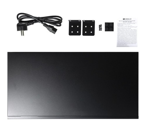 Коммутатор/ Unmanaged Switch 16x100Base-TX PoE, 2x1000Base-T, PoE Budget 190W, Long-range PoE up to 250m, 19" w/brackets