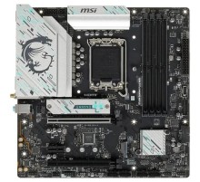 Материнская плата/ MB MSI INTEL B760 s1700, 4xDDR5(256GB), 2xHDMI 2.1/2xDP, 2xPCIe 4.0x16, 1xPCIe 3.0, 1xLAN (2.5GbE), Wi-Fi, BT, 4xSATA 6Gb/s, 2xM.2, 4xUSB 3.2, 2xUSB 2.0, 1xPS/2, mATX