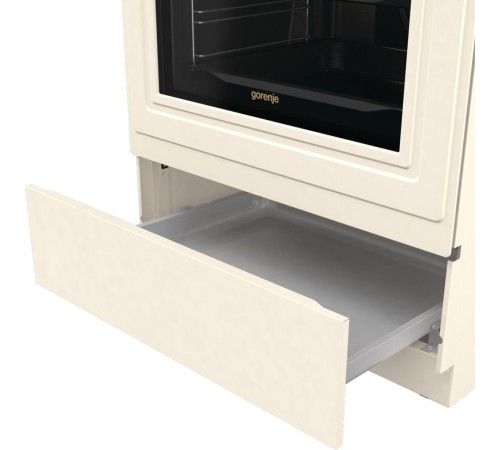 Плита GORENJE/ Тип плиты: электрическая, Тип варочной поверхности: стеклокерамическая, Цвет: бежевый, Гриль: Есть, Ширина, см: 60