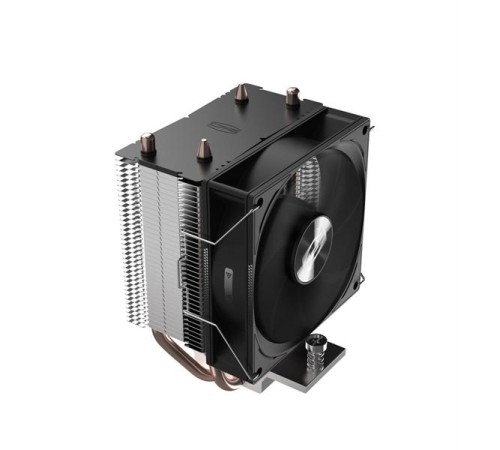 Кулер для процессора PCCooler R200 S115X/1200/1700/AM4/AM5 (TDP 110W, 90mm Non LED Fan, 2 тепловые трубки 6мм, 2200RPM, 28,3dBa)