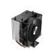 Кулер для процессора PCCooler R200 S115X/1200/1700/AM4/AM5 (TDP 110W, 90mm Non LED Fan, 2 тепловые трубки 6мм, 2200RPM, 28,3dBa)