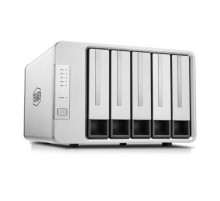 Система хранения данных TerraMaster D5-300C DAS tower/ 2xHDDs RAID0,1,SD+3HDDs SD only/up to 5 HS SATA(3,5' or 2,5')/1xUSB3.1 Type-C gen1/1xPS/1YW (незначительное повреждение коробки)
