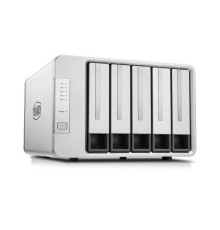 Система хранения данных TerraMaster D5-300C DAS tower/ 2xHDDs RAID0,1,SD+3HDDs SD only/up to 5 HS SATA(3,5' or 2,5')/1xUSB3.1 Type-C gen1/1xPS/1YW (незначительное повреждение коробки)