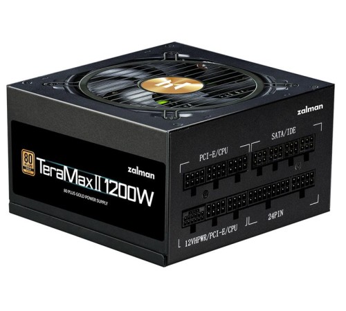 Блок питания Zalman ZM1200-TMX2, 1200W, ATX12V v3.0, APFC, 12cm Fan, 80+ Gold Gen5, Full Modular, Retail Блок питания Zalman ZM1200-TMX2, 1200W, ATX12V v3.0, APFC, 12cm Fan, 80+ Gold Gen5, Full Modular, Retail