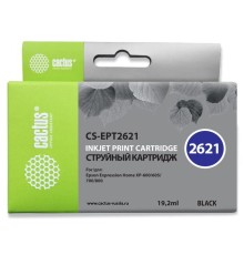 -/ Картридж струйный Cactus CS-EPT2621 26XL черный (19.2мл) для Epson Expression Home XP-600/605/700/80