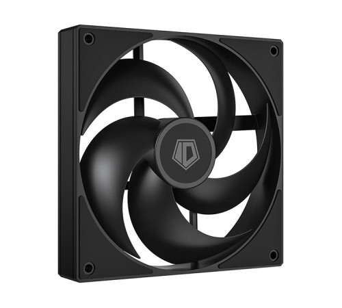 Вентилятор для корпуса ID-COOLING AS-140-K 140x140x25мм (60шт./кор, PWM, резиновые углы, черный, 300-1800об/мин, супертихий) BOX