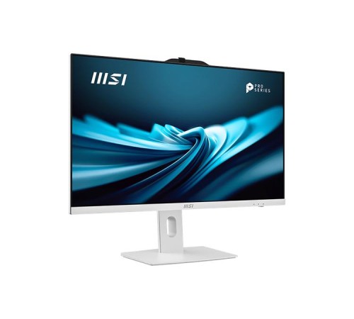 Моноблок MSI Pro AP272P 14M AiO 27" FHD(1920x1080)IPS AG Non-touch, Core i5-14400 (2.5GHz), 8Gb DDR5(1x8Gb), 512GB SSD M.2, Intel UHD, WiFi, BT, camera, WirelessKB&mouse Eng/Rus,No OS,1y war-ty, White