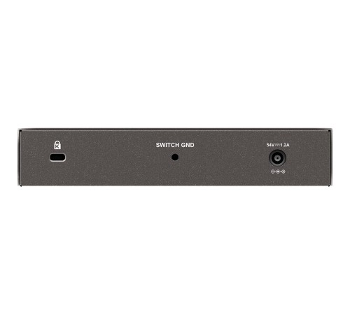 Коммутатор/ DGS-1008P/F1A Unmanaged Switch 8x1000Base-T (4x1000Base-T PoE), PoE Budget 80W, metal case
