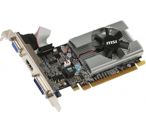 Видеокарта/ VGA MSI NVIDIA GeForce 210 1GB, DDR3/64-bit, PCIe 2.0, 1xD-Sub, 1xDVI-D, 1xHDMI 2.0, 1-slot Видеокарта/ VGA MSI NVIDIA GeForce 210 1GB, DDR3/64-bit, PCIe 2.0, 1xD-Sub, 1xDVI-D, 1xHDMI 2.0, 1-slot