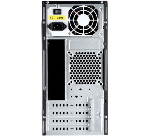 Корпус без блока питания/ Case Foxline FL-733, mATX, 2x5.25EXT, 2x3.5EXT, 5x3.5INT, 2xUSB2.0, HDA, w/o FAN, w/o PSU, no pwr cord