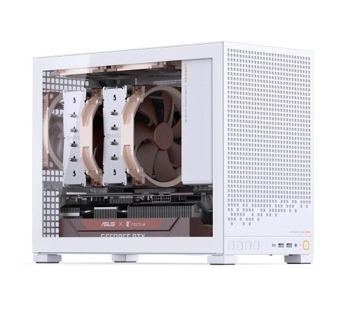 Корпус без блока питания/ Case JONSBO D32 PRO, Mini-Tower, TG, no fan, 2xUSB-A 3.2 + 1xUSB-C 3.2, mATX, mDTX, mITX White Корпус без блока питания/ Case JONSBO D32 PRO, Mini-Tower, TG, no fan, 2xUSB-A 3.2 + 1xUSB-C 3.2, mATX, mDTX, mITX White