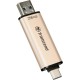 Флеш-накопитель/ Transcend 256GB JetFlash 930C USB 3.2 OTG Type C High Speed