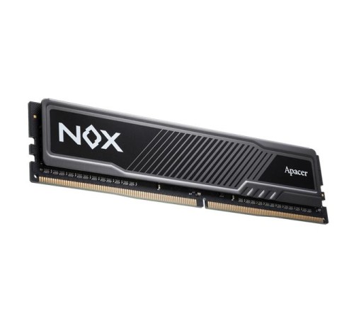 Оперативная память Apacer  DDR4  16GB  3200MHz DIMM NOX Black Gaming Memory (PC4-25600) CL16 1.35V Intel XMP 2.0, Heat Sink (Retail) 1024*8  3 years (AH4U16G32C28YMBAA-1)