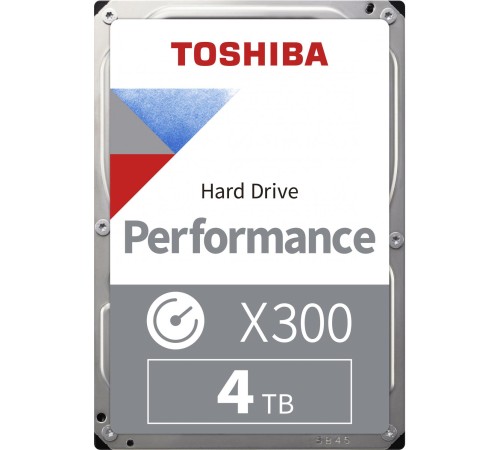 Жесткий диск/ HDD Toshiba X300 SATA3 4Tb 3.5" 7200 256Mb RTL (analog HDWE140EZSTA)