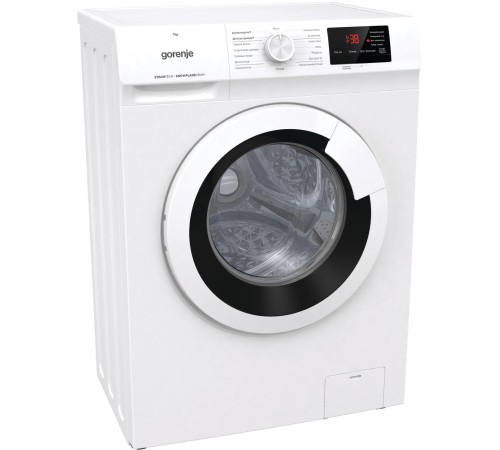 Стиральные машины GORENJE/ Узкая стиральная машина, 85x59.5x46, фронтальная загрузка, 7 кг, 1200 об/мин, цифровой дисплей, 15 программ, A-30%, белая Стиральные машины GORENJE/ Узкая стиральная машина, 85x59.5x46, фронтальная загрузка, 7 кг, 1200 об/мин, цифровой дисплей, 15 программ, A-30%, белая