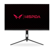 Монитор HISPIDA 27'' 2560x1440, IPS, 178/178, 1ms, 300nit, 1500:1, 240Hz, 2xDP/2xHDMI, noxUSB-A, RGB, FreeSync, LowBlueLight, LTSP, ExtPWR, Black, 1y