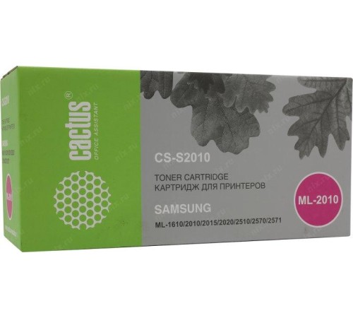 -/ Картридж лазерный Cactus CS-S2010 ML-2010D3 черный (3000стр.) для Samsung ML-1610/2010/2015/2020/251