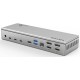 Док-станция Docking Station WAVLINK Thunderbolt 4 Quad Display/96W Power Delivery Include 20V/11.5A Power Adapter/4xUSB3.0/3xThunderbolt 4/2xDP 4K 60HZ/2xHDMI 4K 60HZ/1xGigabit LAN/1xCombo Audio Jack/1xCardReader