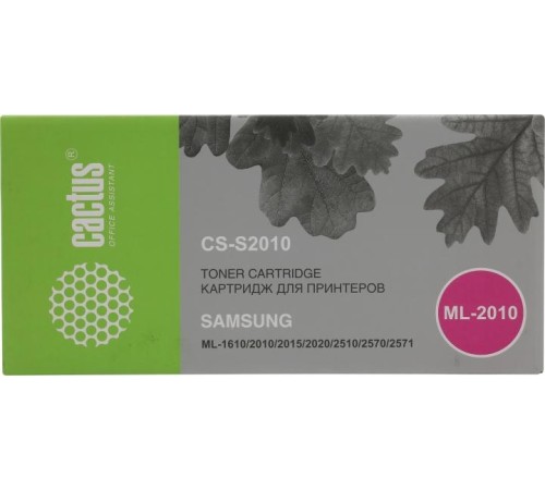 -/ Картридж лазерный Cactus CS-S2010 ML-2010D3 черный (3000стр.) для Samsung ML-1610/2010/2015/2020/251