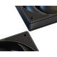 Кулер для корпуса/ Case Cooler ID-COOLING AS-120-K (120x120x25mm, 4-pin PWM, 58CFM, 27.2dBA, 2000RPM, Black)