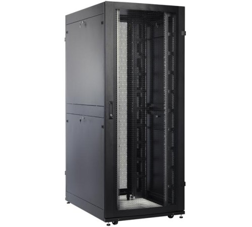 Шкаф ЦМО Шкаф серверный ПРОФ напольный 42U (800x1200) дверь перфор. 2 шт., черный, в сборе Шкаф ЦМО Шкаф серверный ПРОФ напольный 42U (800x1200) дверь перфор. 2 шт., черный, в сборе