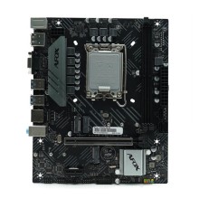 Материнская плата/ MB AFOX INTEL B760 s1700, 2xDDR5(64GB), 1xPCIe 4.0x16, 1xPCIe x1, 1xMPCIe, 1xHDMI, 1xD-Sub, 1xDP, 1xLAN(1GbE), 3xSATA, 2xM.2, 4xUSB 3.0, 2xPS/2, mATX
