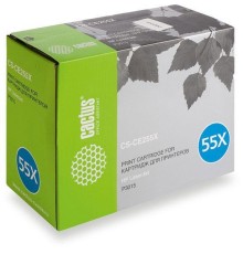 -/ Картридж лазерный Cactus CS-CE255XS CE255X черный (12500стр.) для HP LJ P3015