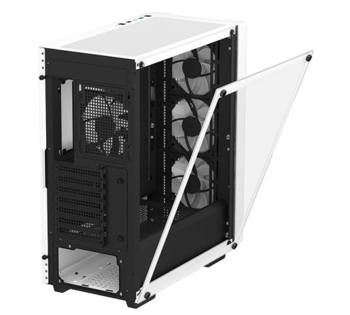 корпус Deepcool CC560 WH V2 без БП, боковое окно (закаленное стекло), 3x120мм LED вентилятор спереди и 1x120мм LED вентилятор сзади, белый, ATX (R-CC560-WHGAA4-G-2)