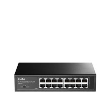 Коммутатор/ 16-Port Gigabit Switch, 16 Gigabit RJ45 Ports, IGMP Snooping, Loop Detection/Prevention, 802.1p/DSCP QoS, Switch/VLAN/Extend working mode DIP switch, Rack-mountable Steel Case, Power Saving, Plug & Play, Rack-Mount kits included
