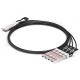 Твинаксиальный медный кабель/ Generic Compatible 100G QSFP28 to 4 x 25G SFP28 Passive Direct Attach Copper Breakout Cable