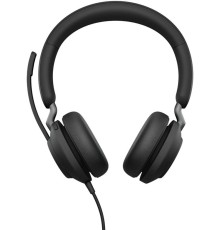 Гарнитура проводная/ Jabra Evolve2 40, USB-A, MS Stereo