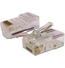  Коннектор RJ45 UTP 8P8C, универсальный, cat.5e, 100 шт.
