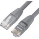 GCR Патч-корд прямой 1.5m LSZH UTP кат.6, серый, 24 AWG, литой без фиксатора, ethernet high speed, RJ45, T568B, GCR-52749
