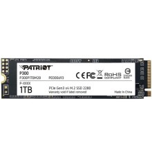 Твердотельный накопитель Patriot SSD P300 1TB M.2 2280 NVMe PCIe 3.0 x4 R2100/W1650 TBW 480TB 3D NAND