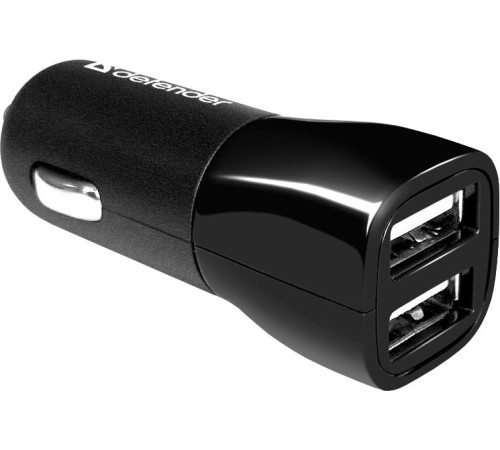 Defender Автомобильное ЗУ ECA-24 2xUSB, 5V/2.4А
