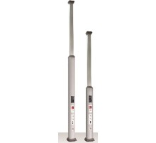 Телескопическая алюминиевая колонна, 2.7 - 4.2м, цвет светло-серебристый металлик