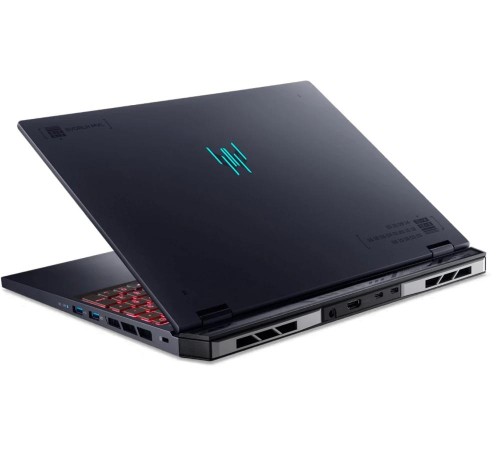 Ноутбук/ ACER Predator Helios Neo 16 PHN16-72-70EC 16"(2560x1600 (матовый) IPS)/Intel Core i7 14700HX(2.1Ghz)/16384Mb/1024PCISSDGb/noDVD/Ext:nVidia GeForce RTX4050(6144Mb)/Cam/BT/WiFi/65WHr/war 1y/2.4kg/Black/NoOS