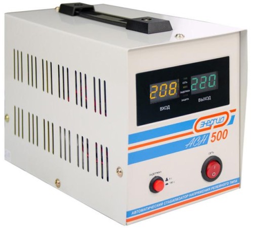 Стабилизатор АСН- 500 ЭНЕРГИЯ с цифр. дисплеем/ Stabilizer ASN-500 ENERGY with numbers. display Стабилизатор АСН- 500 ЭНЕРГИЯ с цифр. дисплеем/ Stabilizer ASN-500 ENERGY with numbers. display
