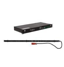 Блок распределения питания Systeme Electric Блок распределения питания Rack PDU Metered, Uniprom series, 0U, 240V, 1P, 32A, 36xC13 12xC19, 3m cord, IEC309