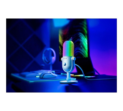 Микрофон Razer Seiren V3 Chroma - White/ Razer Seiren V3 Chroma - White Microphone