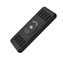 GCR PowerBank на 10000mAh беспроводная зарядка Qi с креплением 15W + QC 3.0 + PD 18W, черный, GCR-54773