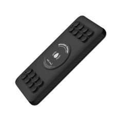 GCR PowerBank на 10000mAh беспроводная зарядка Qi с креплением 15W + QC 3.0 + PD 18W, черный, GCR-54773