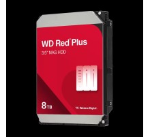 Жесткий диск/ HDD WD SATA3 8TB Red Plus 5640RPM 256MB 1 year warranty