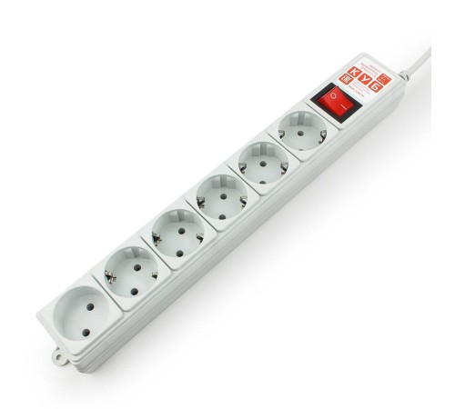 Фильтр-удлинитель Power Cube 3 м 6 розеток (серый) 10А/2,2кВт/ Surge protector Power Cube 3 m 6 outlets (gray) 10A / 2.2kW Фильтр-удлинитель Power Cube 3 м 6 розеток (серый) 10А/2,2кВт/ Surge protector Power Cube 3 m 6 outlets (gray) 10A / 2.2kW
