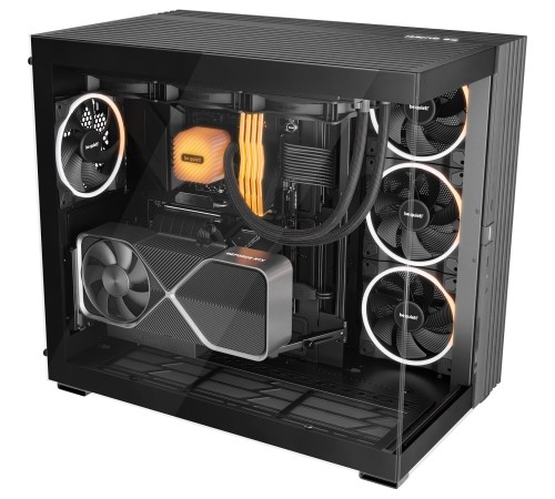 Корпус ПК без блока питания/ Case be quiet! LIGHT BASE 900 FX, Full-Tower, TG, 4x140mm ARGB, 2xUSB-A 3.2, 1xUSB 3.2 Type-C, XL-ATX, E-ATX, ATX, mATX, mITX Black