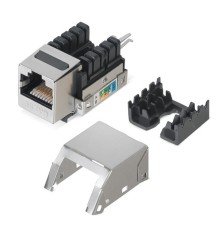Кейстоун Cabeus KJ-RJ45-Cat.5e-SH-90 Вставка Keystone Jack RJ-45(8P8C), категория 5e, экранированная, заделка тип 110